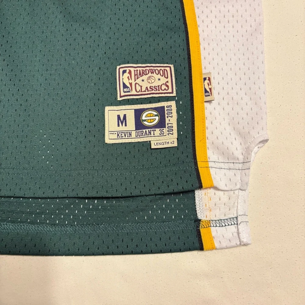 Kevin Durant Seattle Super Sonics “Hardwood Classics” throwback jersey kids M - Picture 2 of 10